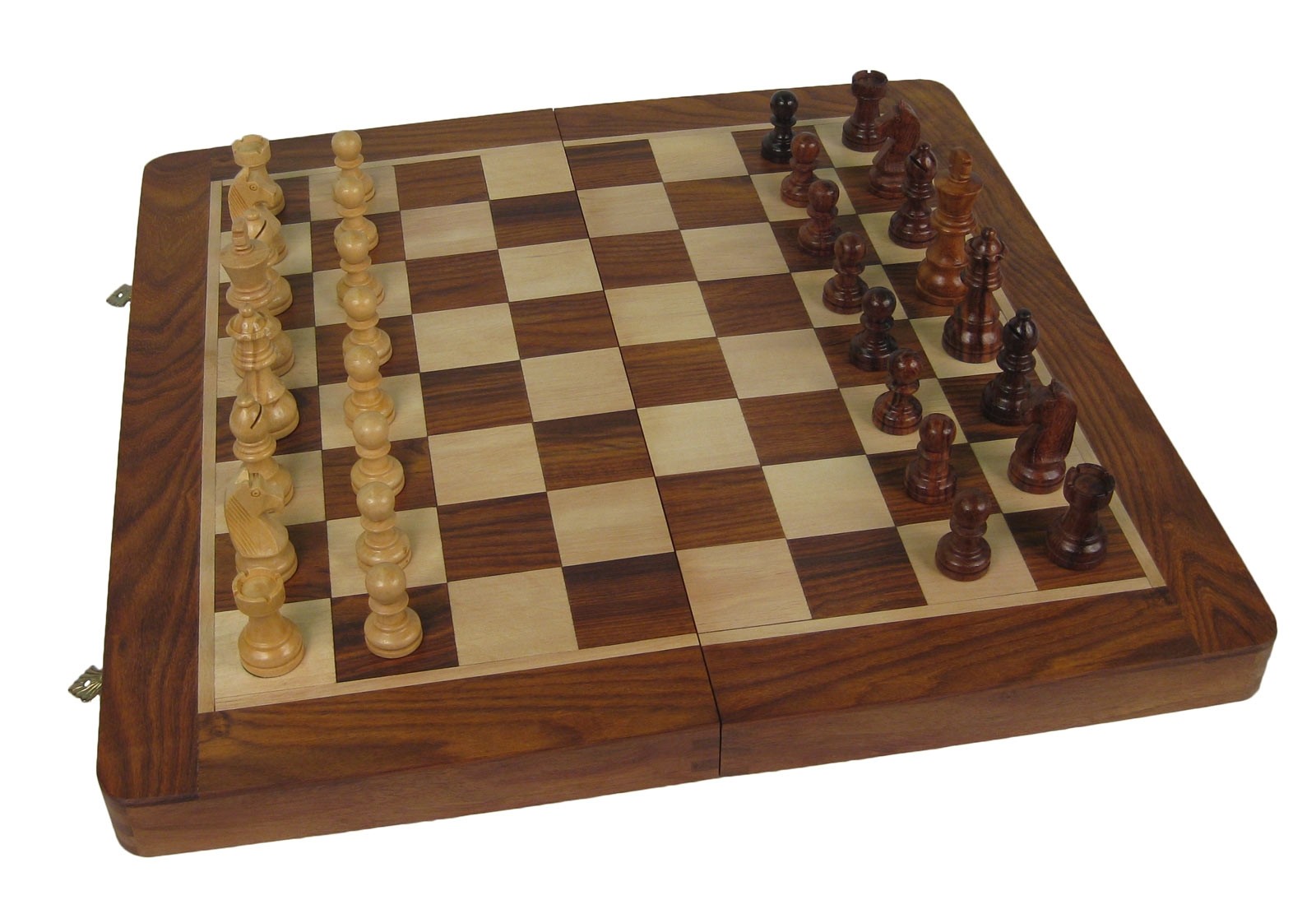 Folding Chess Board With Pieces